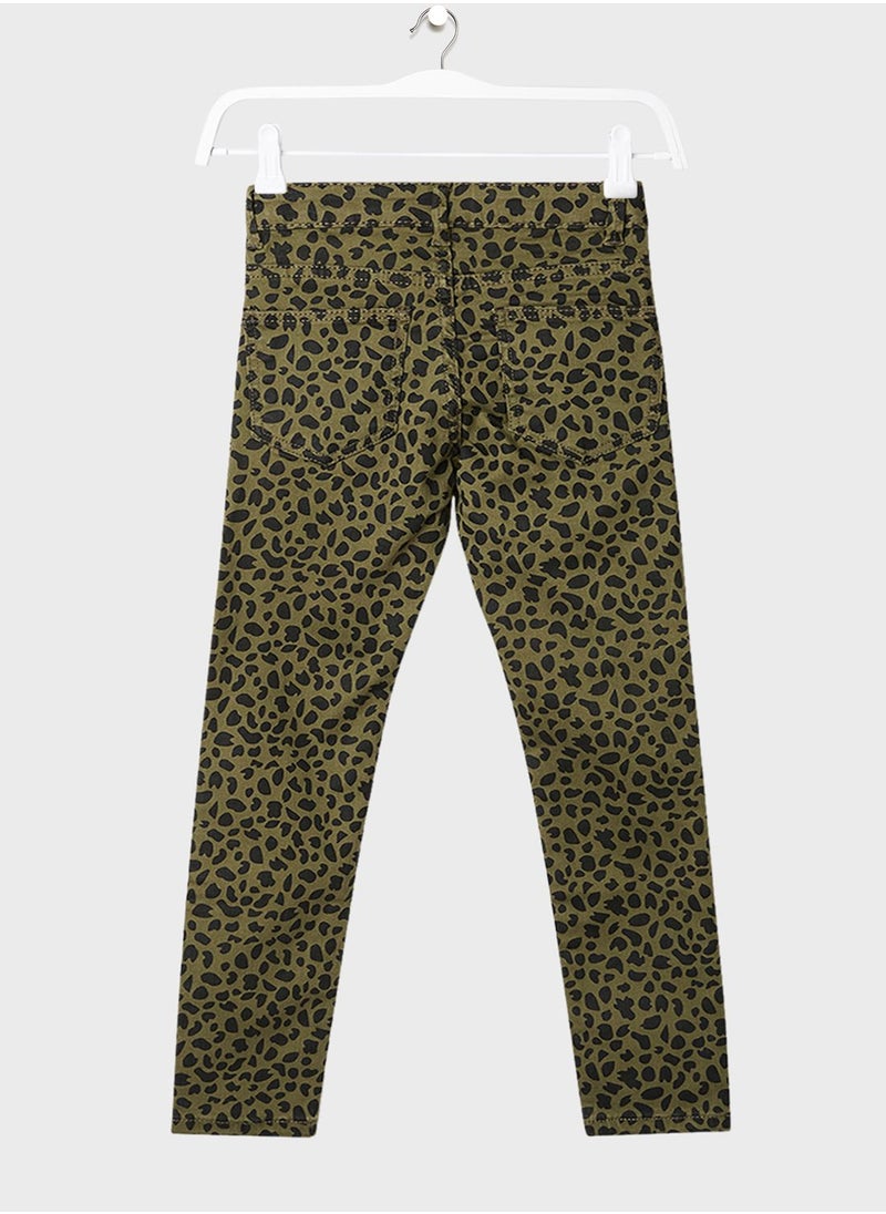MANGO - Kids All-Over Printed Slim Jeans - Image 1