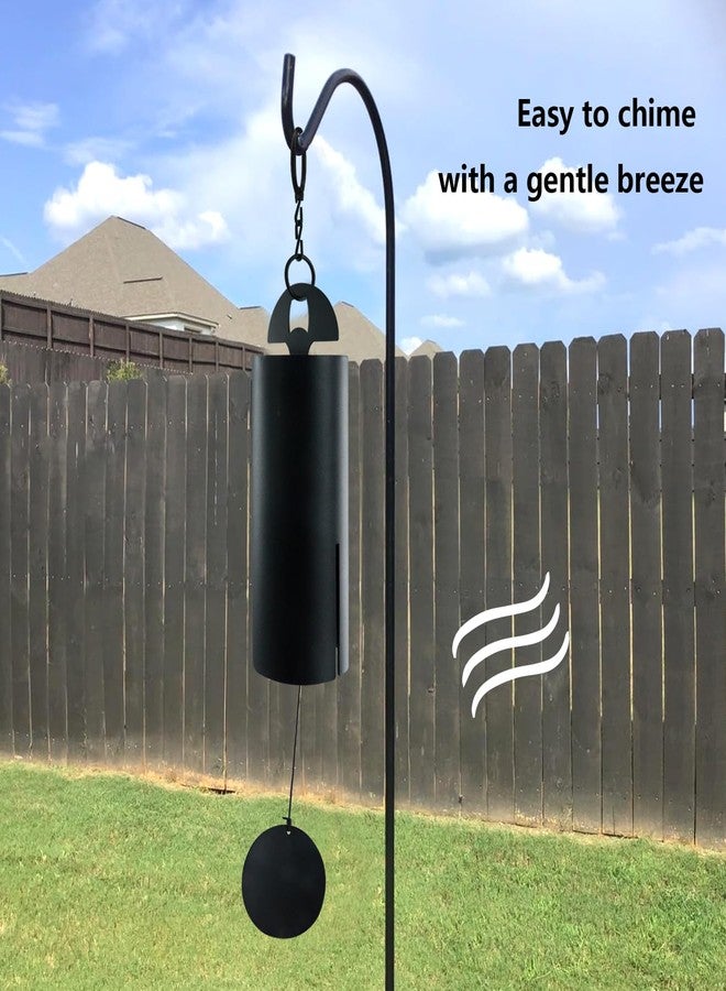 ASTARIN Wind Chimes for Outside Deep Tone Heroic Windbell Deep Resonance Serenity Bell Outdoor Decor for Patio,Yard,Porch,Garden(Matte Black) - Image 4