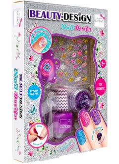 LUKKY Lukky Set Beauty-Design Nail-Design (Purple)  - Image 1