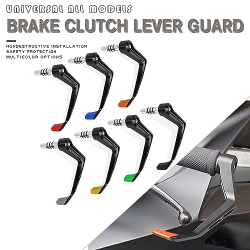HAONEL Compatible with 78 22mm Brake Clutch Lever Guard CNC Aluminum Red Motorcycle Handlebar Levers Protector Accessories - Image 3