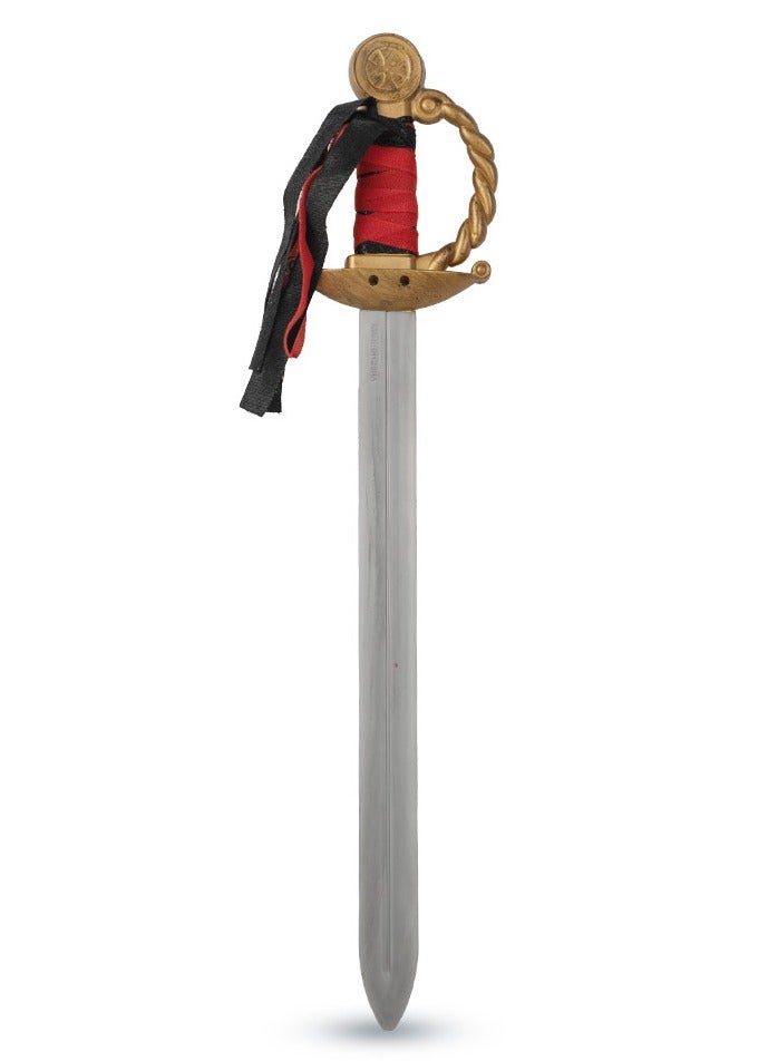 ماد_تويز سيف القراصنة العتيق/كاتانا مع إكسسوار أزياء الهالوين الطويل مقاس 50 سم للأطفال والكبار، خدعة أو حلوى لعب الأدوار، تلبيس أحداث الحفلات - Image 1