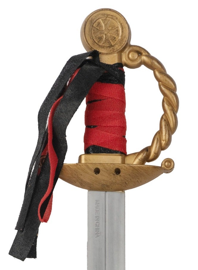 ماد_تويز سيف القراصنة العتيق/كاتانا مع إكسسوار أزياء الهالوين الطويل مقاس 50 سم للأطفال والكبار، خدعة أو حلوى لعب الأدوار، تلبيس أحداث الحفلات - Image 3