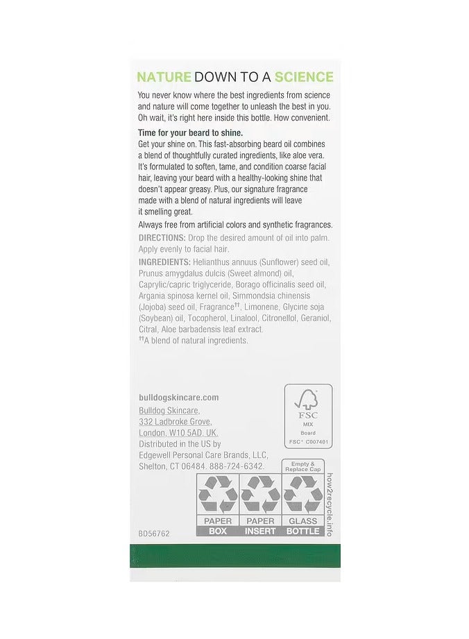 Bulldog Skincare For Men, Original Beard Oil, 1 fl oz (30 ml) - Image 3