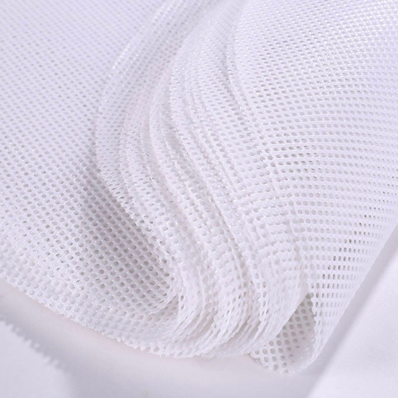 40 pcs Reusable Round Shape Design Steamer Pads Mat Silicone Non- Dumplings Mat Steamed Buns Baking Pastry Dim Sum Mesh-Diameter (Diameter 18CM White) - Image 5