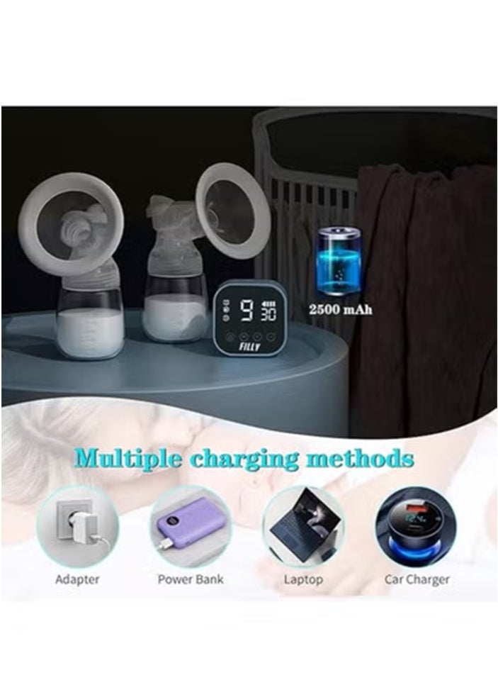 Filly Electric Double Breast Pump with Lactation Function Wearable Hands Free Electric Automatic Breastfeeding Breast Pump - Image 2