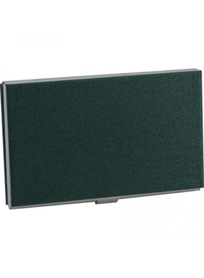 ROCO Business Card Case 15 Cards9 X 5.5 cm Card Size PU Material Green - Image 1