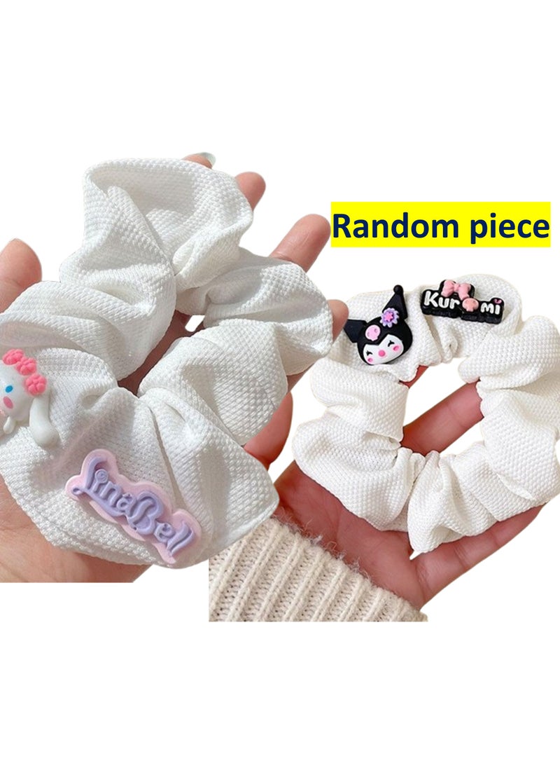 Generic - Hair tie for girls - very excellent material - comes in white and decorated with colorful patterns for girls - Image 1