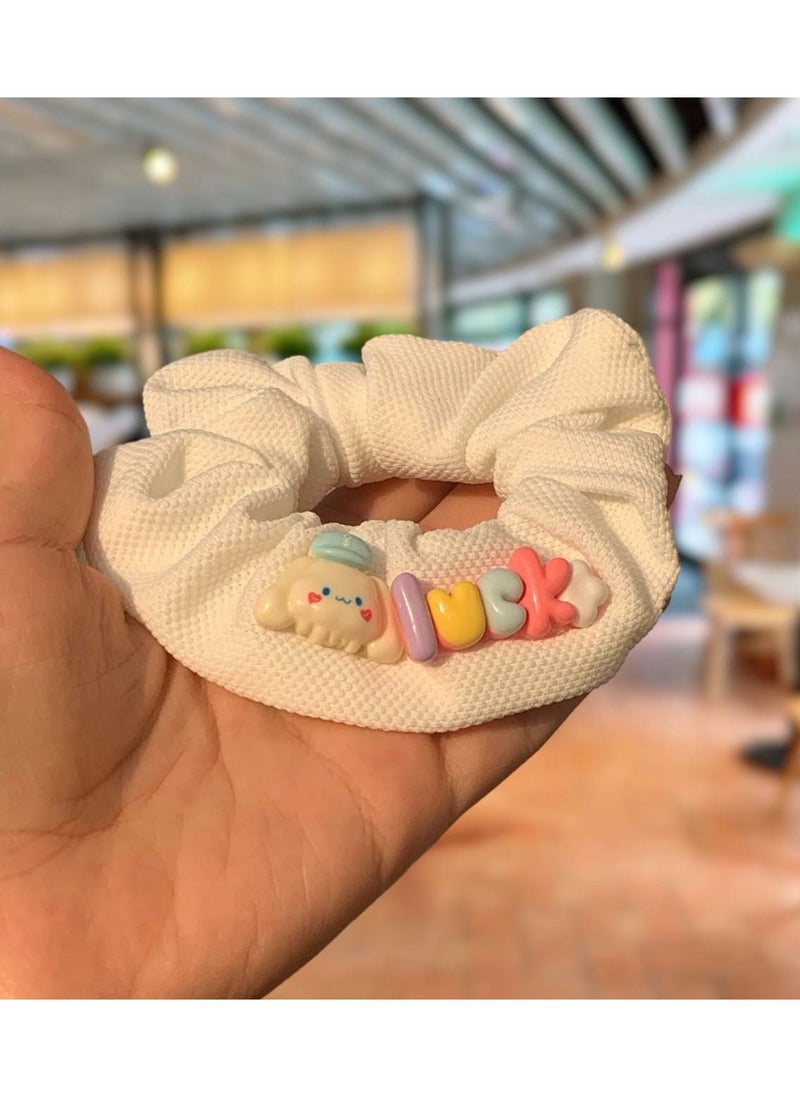 Generic - Hair tie for girls - very excellent material - comes in white and decorated with colorful patterns for girls - Image 1