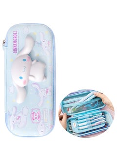 AUTOYSUR Pencil Case,pen storage box 3D stereo cartoon cute pencil case and pencil cap great gift for girls and boys (Cinnamoroll)  - Image 1