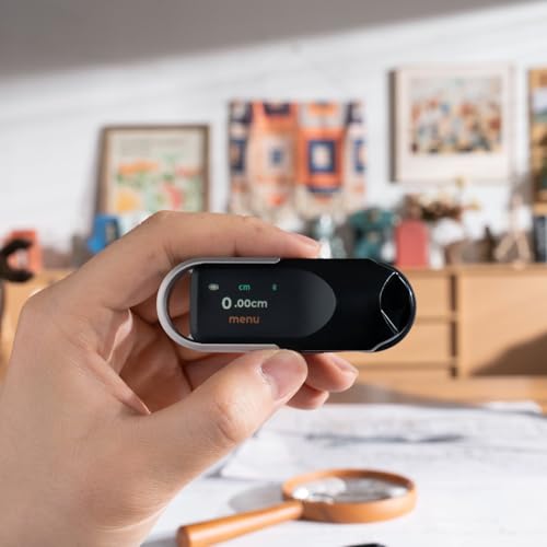 HOZO NeoRulerGO Digital Tape Measure with Laser, Smart Rechargeable Measuring Tool for Flat, Curved, Odd Shapes | Bluetooth App | Pocket Size | Cool Gadgets for Dad, Men, Husband - Image 2