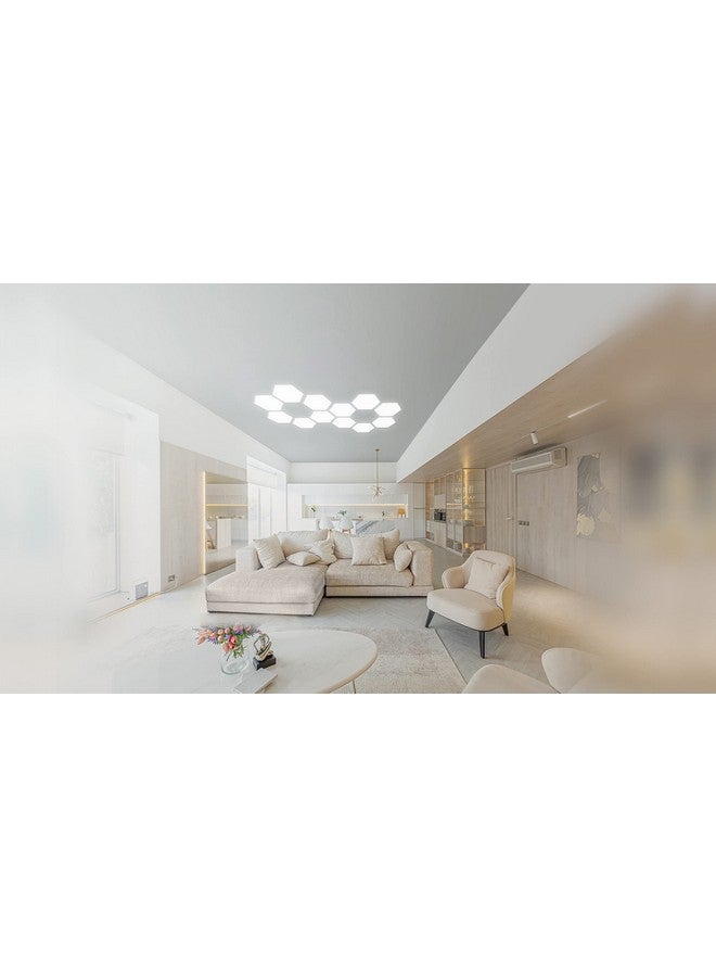Philips Hexastyle 8W Downlighter(Natural White), Pack of 4 | Cutout - 4 inch | Panel Light for False Ceiling - Image 3