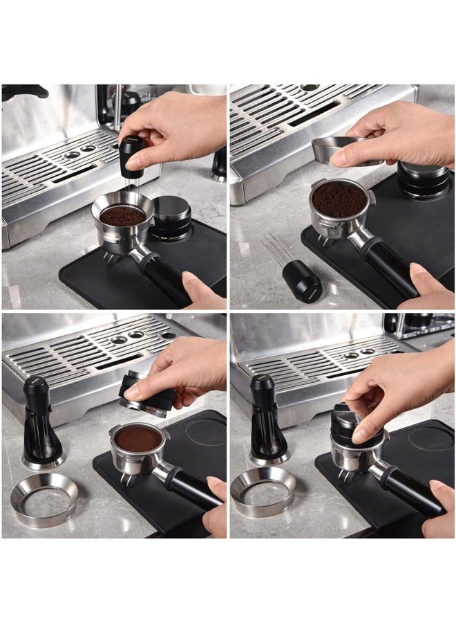 MATOW 54mm Magnetic Dosing Funnel V2, Stainless Steel Espresso Dosing Ring with 8 Magnets Compatible with Breville 54mm Portafilter - Image 4