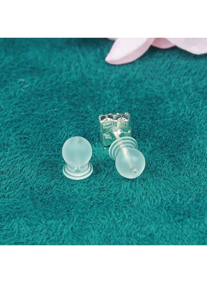 Melimarry Comfortable Impenetrable Soft Earring Backs, Medical Grade TPE Material, Comfort Fit for Pierced Ears, 50 Pieces - Image 5