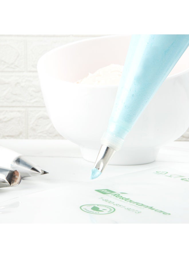 Restaurantware رأس تزيين الكعك من باستري تيك، 1 رأس تزيين قابل لإعادة الاستخدام - #97، مقاوم للانبعاج، من الفولاذ المقاوم للصدأ، رأس تزيين الورد، آمن في غسالة الصحون، لتزيين الكب كيك، الكعك، أو البسكويت - Image 3