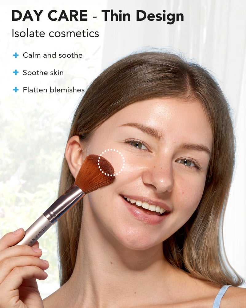 LitBear Acne Pimple Patches- Day and Night 6 Sizes 204 Dots Thin & Thick Hydrocolloid Patches with Witch Hazel, Tea Tree & Calendula Oil, Extra Adhesion for Face Zit Patch Dots - Image 3