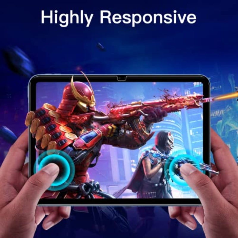 واقي شاشة JETech لجهاز iPad A16 الجيل الحادي عشر/العاشر (2025/2022)، طبقة من الزجاج المقوى 9H، شفاف عالي الدقة، عبوتان - Image 5