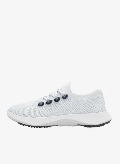 Allbirds Men's Tree Dasher 2 - Blizzard (Blizzard/Black Sole)  Sneakers