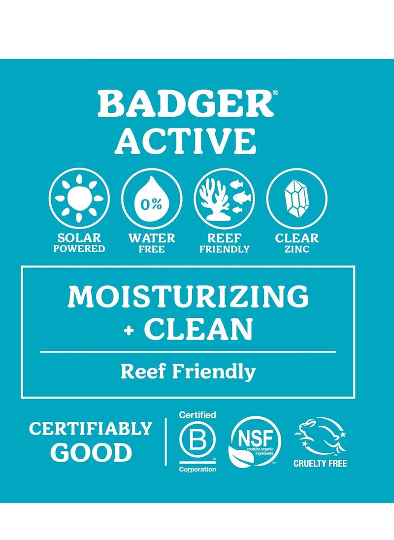 Badger Badger Mineral Sunscreen Cream SPF 30, All Natural Sunscreen with Zinc Oxide, 98% Organic Ingredients, Reef Safe, Broad Spectrum, Water Resistant, Unscented, 2.9 fl oz  - Image 3