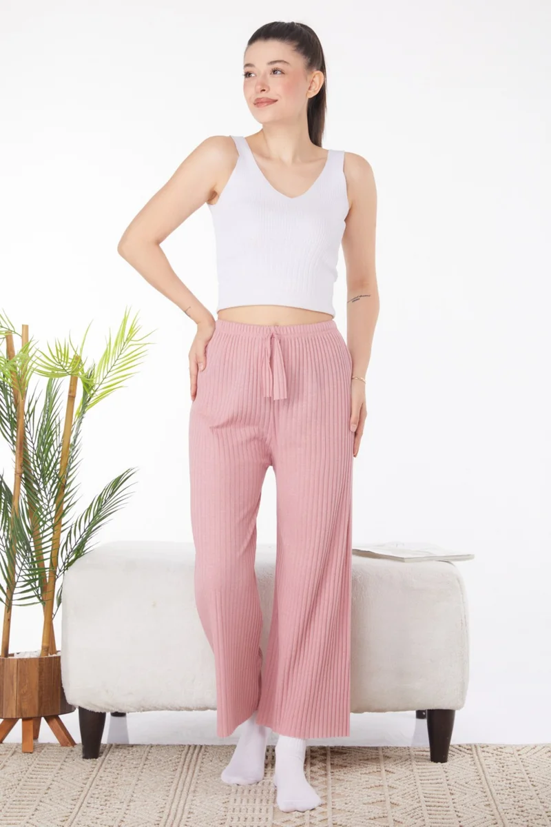 Tofisa Plain Medium Women Pink Pajama Bottoms - 25855