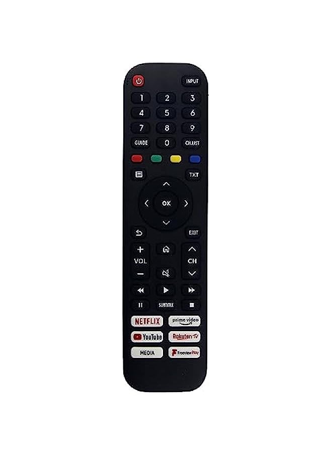 HuHa - Replacement Remote Control Compatible With Ikon Smart TV with NETFLIX And YOUTUBE Button - Image 1