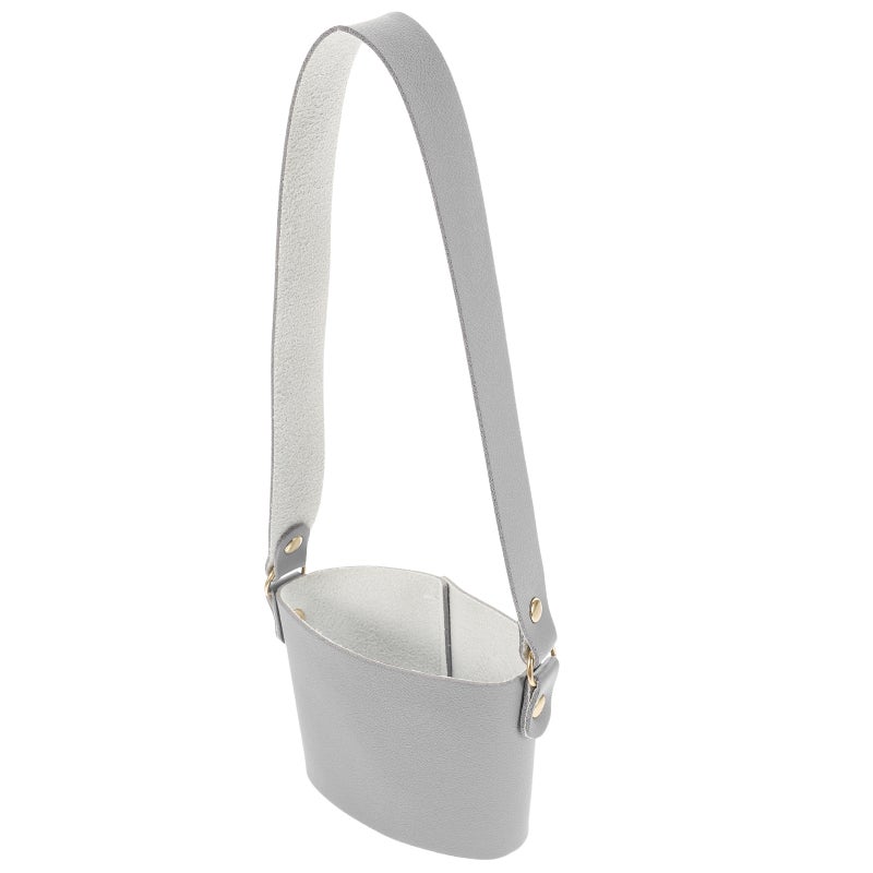 Handheld Coffee Sleeve Delicate Coffee Sleeve Leather Drink Carrier Drink Cup Carrier with Handle - Image 1