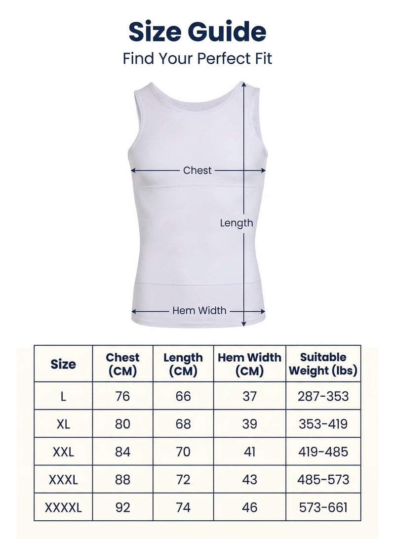 مشد جسم للرجال - مشد بطن لتنحيف الجسم مخفي تحت الملابس - Image 3