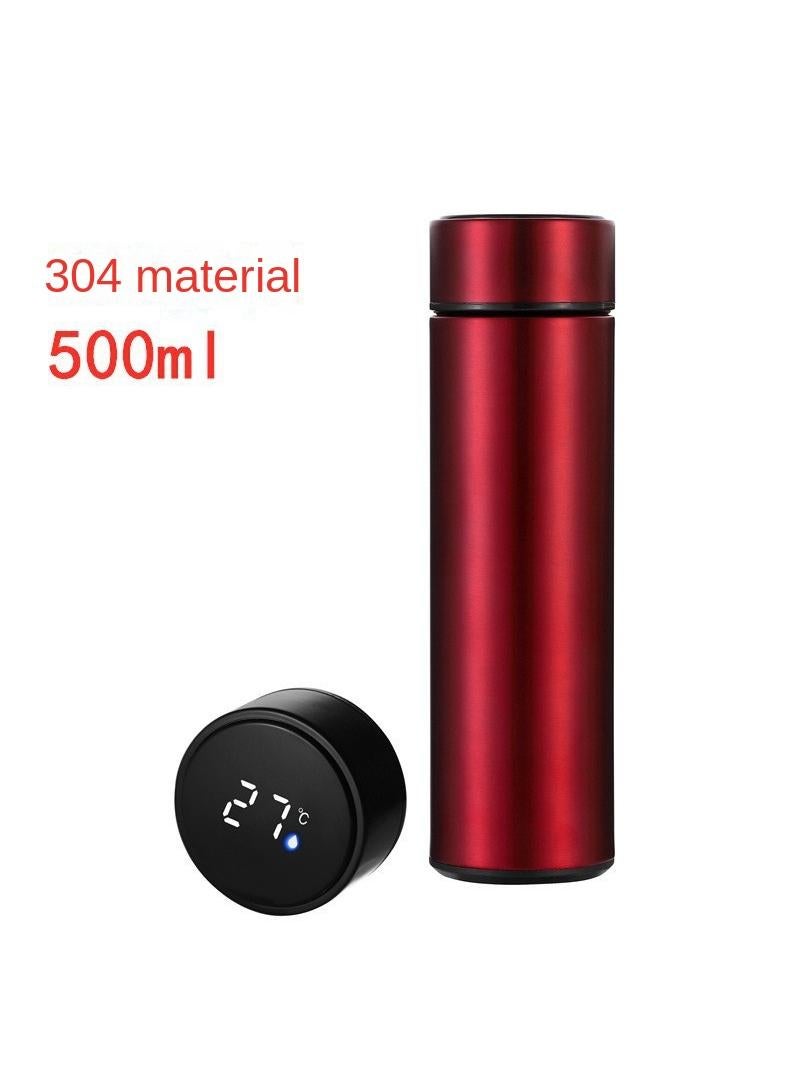 Y&D Red Intelligent Display 304 Stainless Steel Thermos Cup  - Image 1