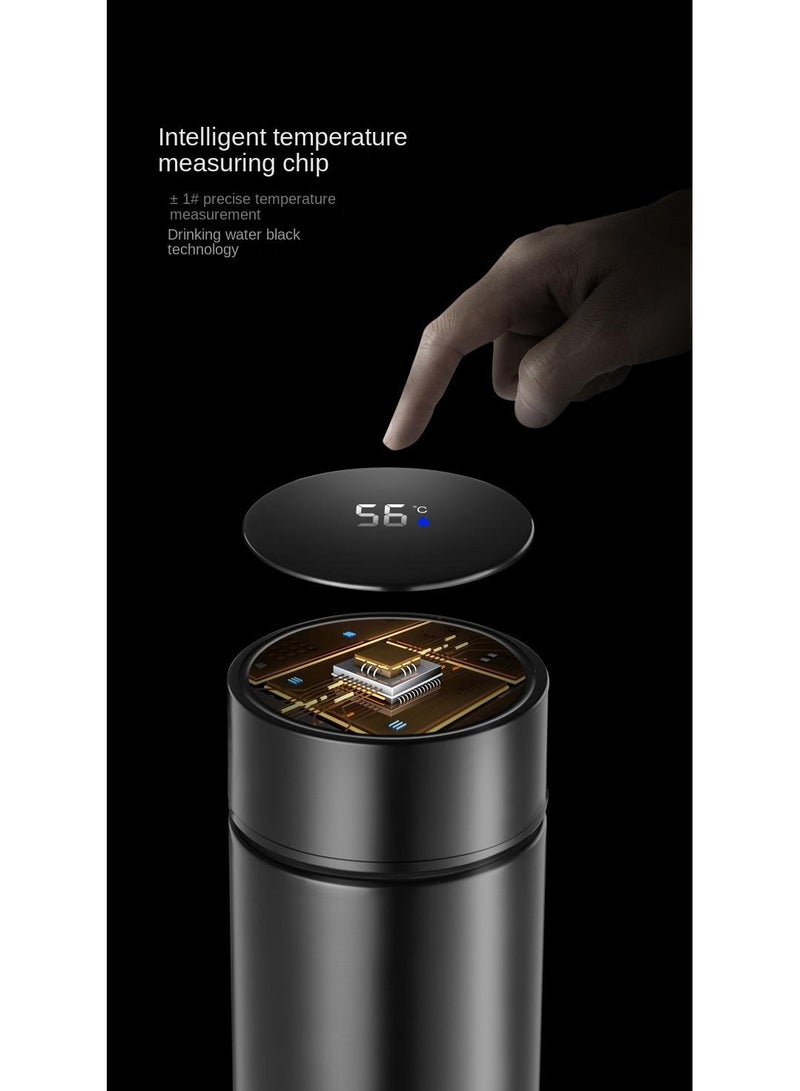 Y&D Red Intelligent Display 304 Stainless Steel Thermos Cup  - Image 2