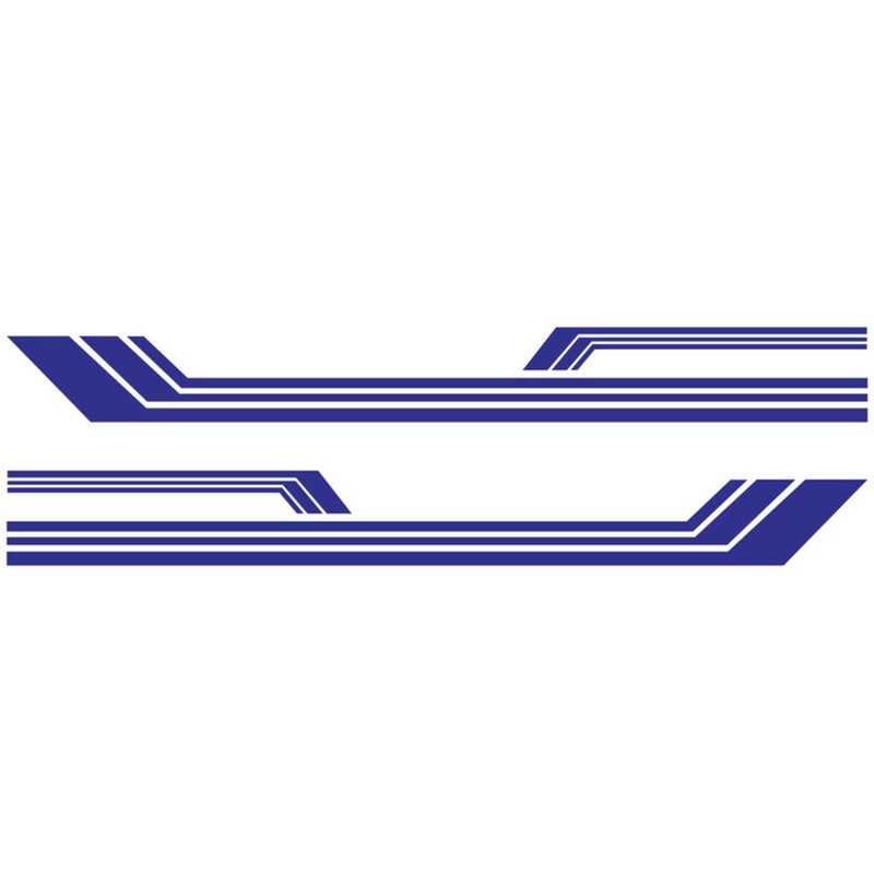 2 Pcs Universal  Side Sticker Long Stripe Auto Body Racing Sports Decals Body Window Decals for RV, Caravan,Truck - Image 1