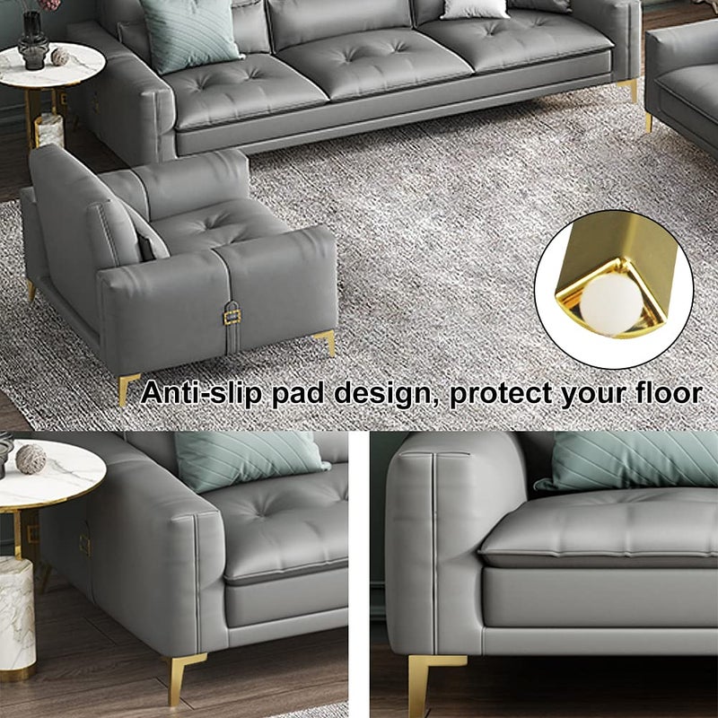 Gosche Gold Furniture Legs 4 Inches  Metal Sofa Legs Set Of 4  Modern Style Replacement Couch Legs For Dresser Chair Bed Cabinet Table Ottoman Cupboard Diy Replacement Feet - Image 2