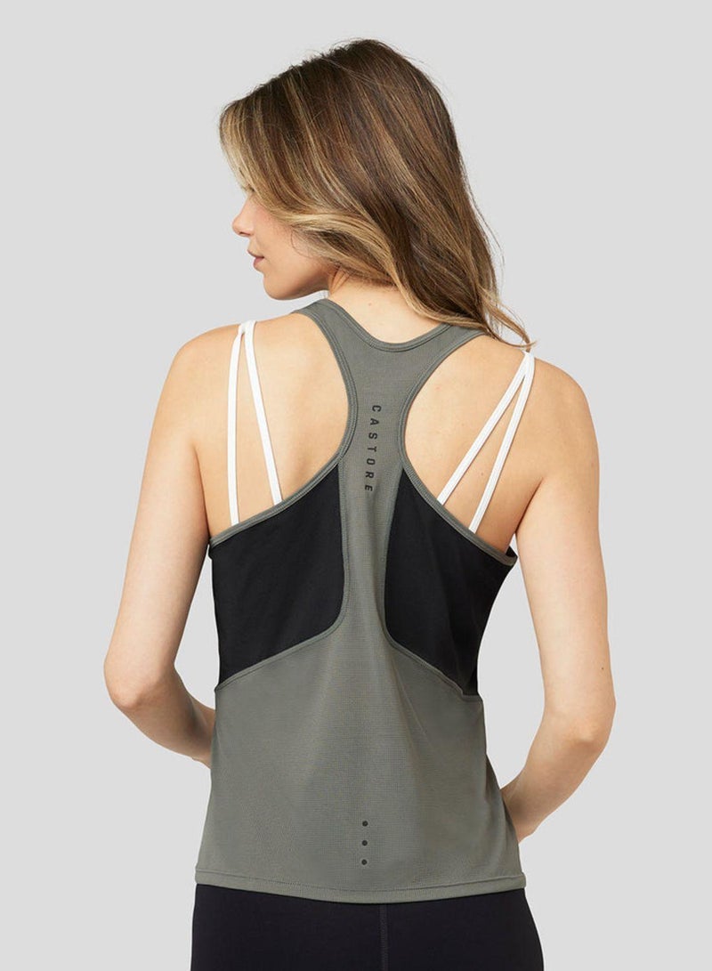 CASTORE Women’S Active Performance Tank Top - Gunmetal - Image 2