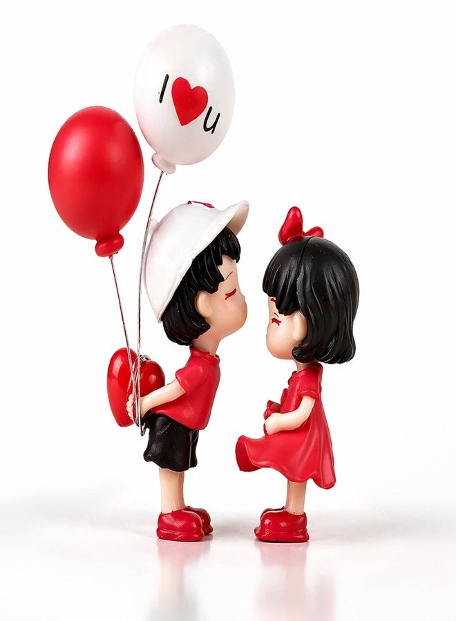 SARTE Decorative Items for Living Room Romantic Couple Showpiece for Home Decor Cute Love Figurine Car Dashboard Decoration Items Table & Shelf Decoration Gift for Wife, Girlfriend, Husband - Image 1