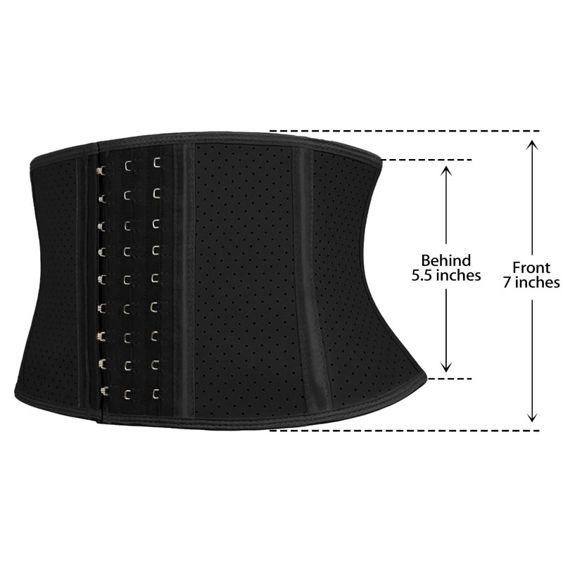 Atbuty Short Torso Waist Trainers for Women under Clothes Hourglass Underbust Waist Cincher Steel Boned for Back Support - Image 3