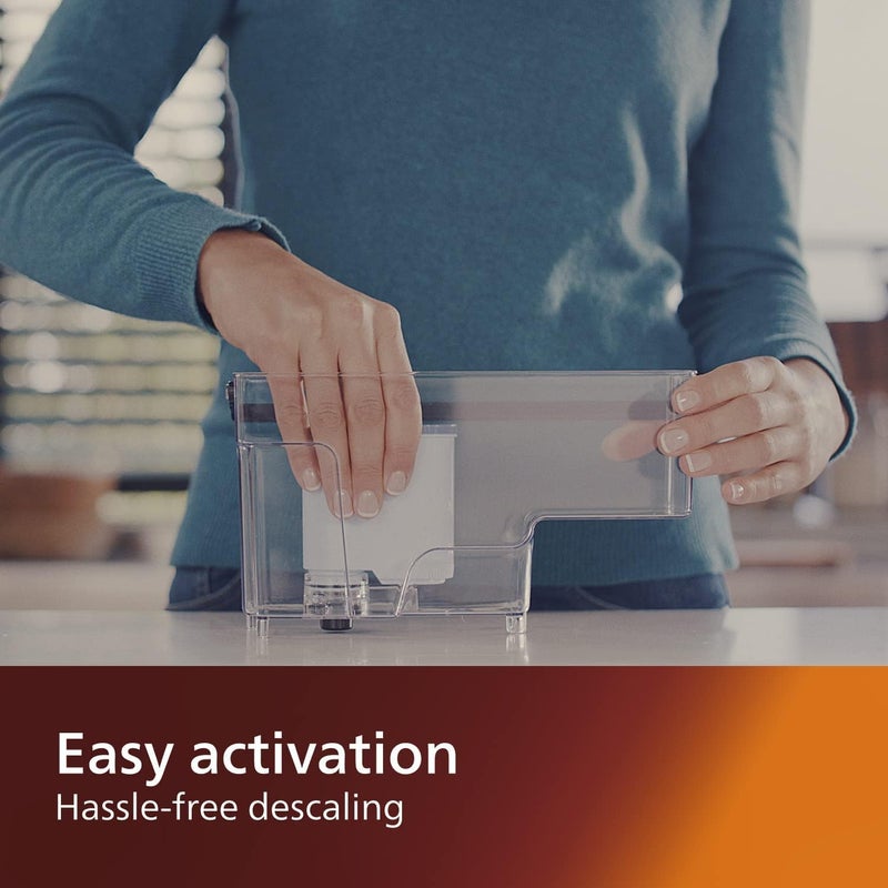 Philips أجهزة المطبخ فلتر المياه والتكلس الأصلي من أكواكلين، لا يحتاج إلى إزالة التكلس حتى 5,000 كوب، يقلل من تكوين التكلس، 1 فلتر أكواكلين، (CA6903/10) - Image 4