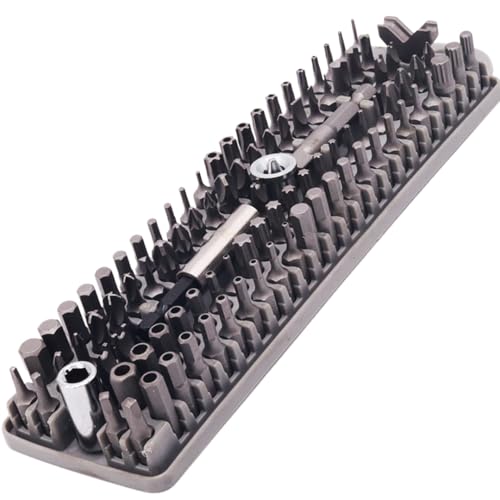 BOXERTOOL 100 piece Tamper Proof & Security Hex Bit Set 1/4" - Magnetic, Tamper Resistant, SAE Hex, Metric Hex and Star Bits - Torx, Spanner, and Tri-Wing - Compact All In One Bit Set - Image 1