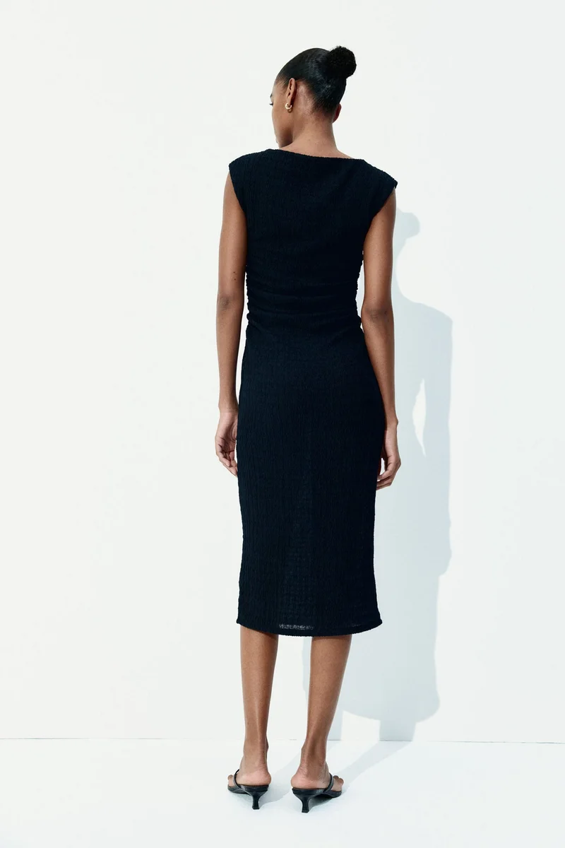اتش اند ام Draped bodycon dress