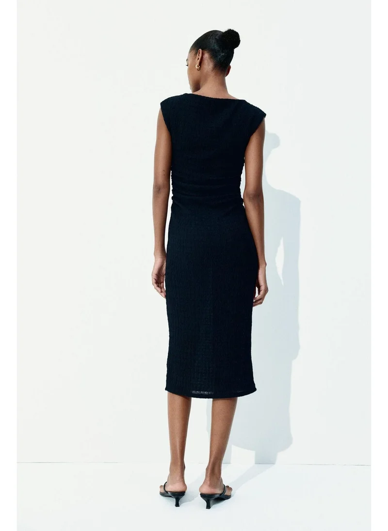 اتش اند ام Draped bodycon dress
