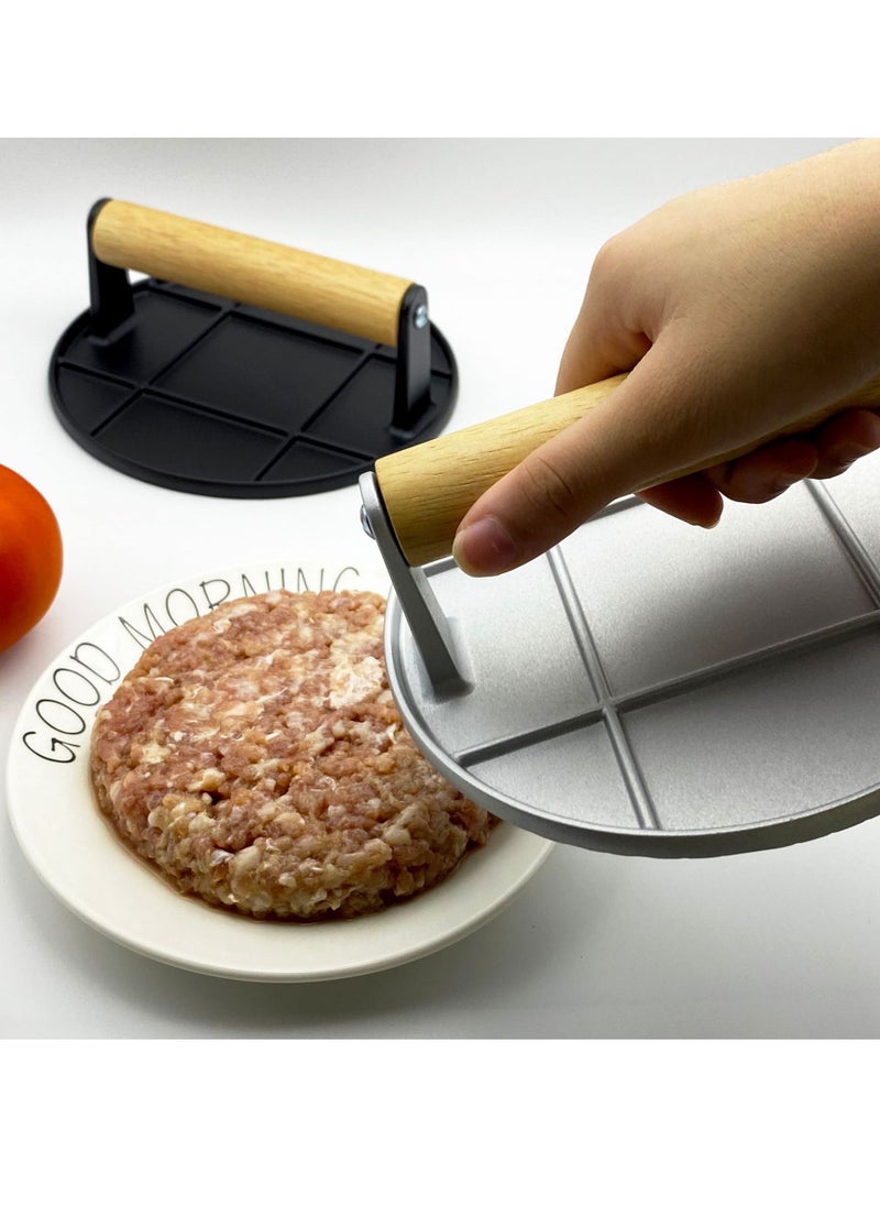 General Kitchen Gadgets Hamburger Meat Press Round, Meat Press Board Meat Press  - Image 3