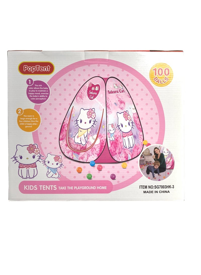 PopTent Hello Kitty With 100 Balls