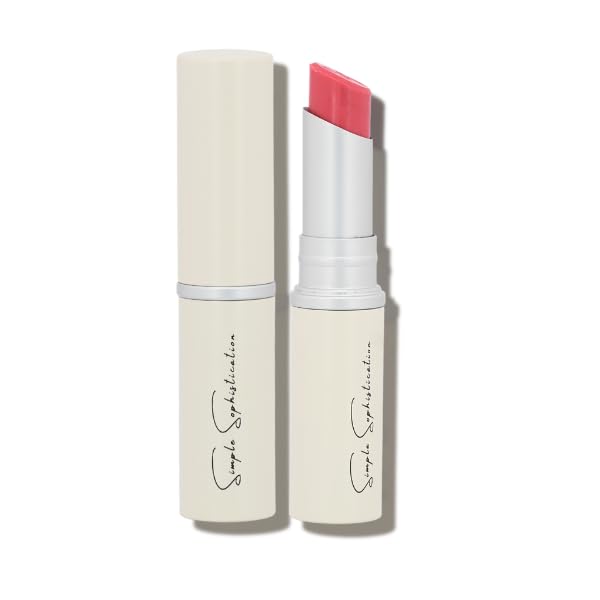 Simple Sophistication Tallow Lip Balm - Anti-Aging with 100%-grassfed Beef Tallow, CoQ10, Astaxanthin, Hyaluronic acid - Ultra Moisturizing, Conditioning, All natural, Organic, Made in USA (Peony) - Image 1