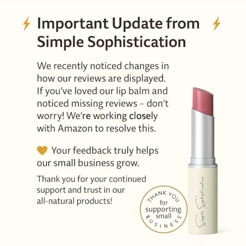 Simple Sophistication Tallow Lip Balm - Anti-Aging with 100%-grassfed Beef Tallow, CoQ10, Astaxanthin, Hyaluronic acid - Ultra Moisturizing, Conditioning, All natural, Organic, Made in USA (Peony) - Image 4
