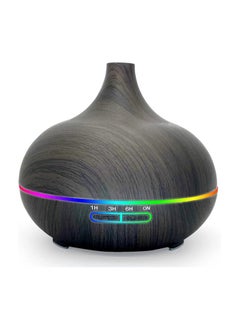 Generic SKY-TOUCH Essential Oil Diffuser, 550ml Oil Diffuser with 4 Timer, Aromatherapy Diffuser with Auto Shut-off Function, Cool Mist Humidifier BPA-Free for Bedroom Home (Dark Brown)  - Image 2