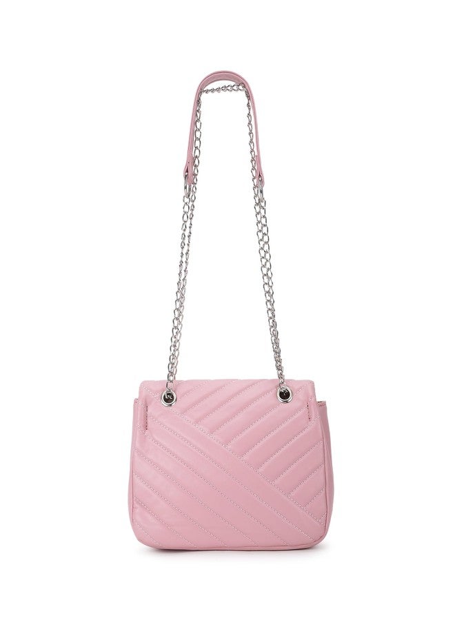 Fastrack Casual Sling Bag with Magnetic Button for Girls, Medium Size with Internal Zipper, Made with High-Quality Faux Leather, Versatile and Durable Design - Image 5