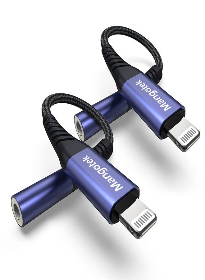 Mangotek iPhone Headphone Adapter, Lightning to 3.5 mm Headphone Jack Adapter iPhone Dongle Converter Aux Adaptor Compatible with iPhone 14 13 12 11 Pro Max 7 8 Plus SE X XR XS - Image 1