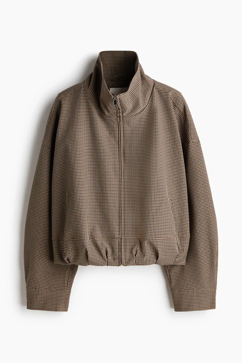 H&M  Oversized bubble-hem jacket for Women | Best Price UAE