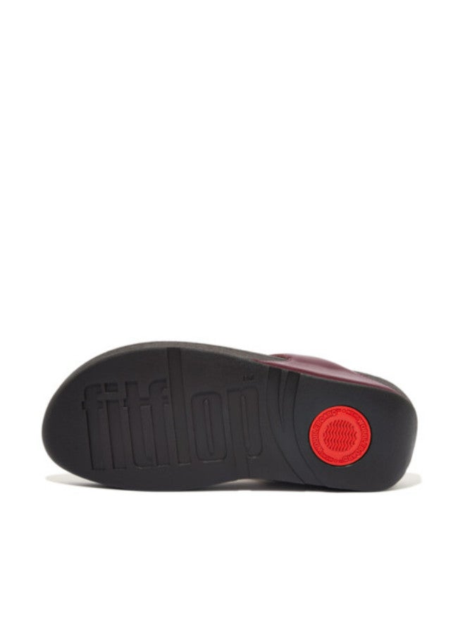FitFlop 049-715 Fitflop Ladies Sandals Hallye Chain Toe Post FD3-A01 Plummy  - Image 5