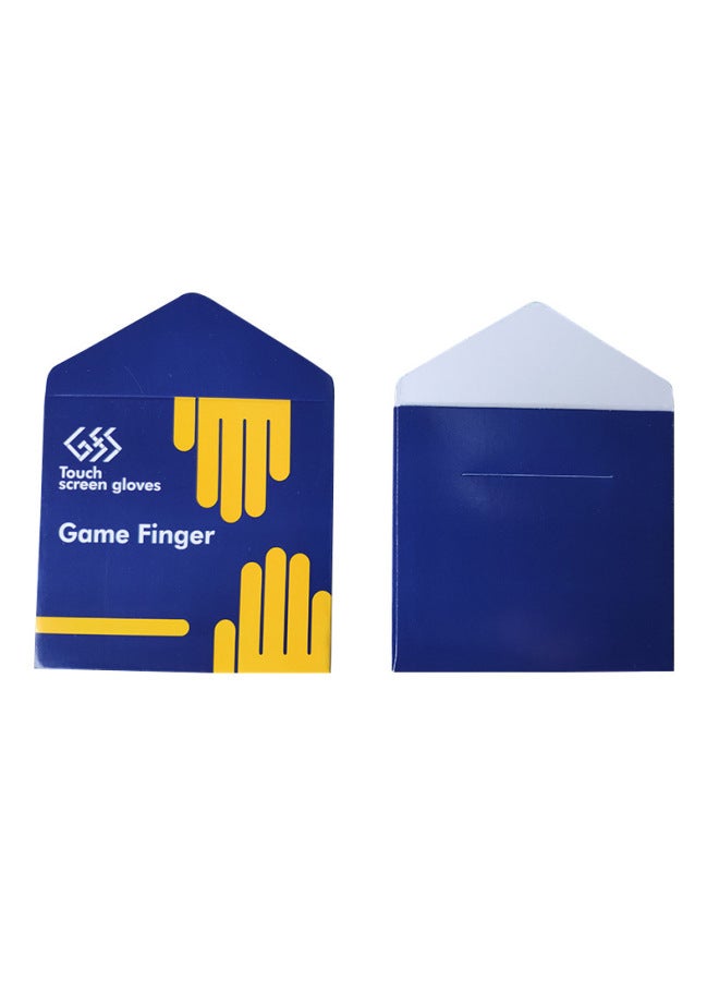 Neutral Game Finger Sleeve E-sports Chicken Finger Non-slip Mobile Phone Touch Screen Game Ultra-thin Silver Fiber Finger Sleeve Manufacturers - Image 1