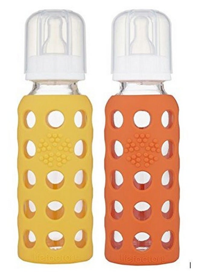 lifefactory 9Oz Glass Baby Bottle 2Pk Mangopapaya  - Image 2