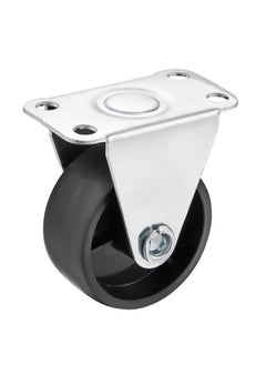 BMB tools PP Caster Wheels -2 Piece Rigid and 2 Piece Swivel 50mm- Plate Ball Bearing Design for Non-Marking Smooth Rolling for Furniture Office Chairs Trolleys Workbenches Equipment and Utility Carts  - Image 5
