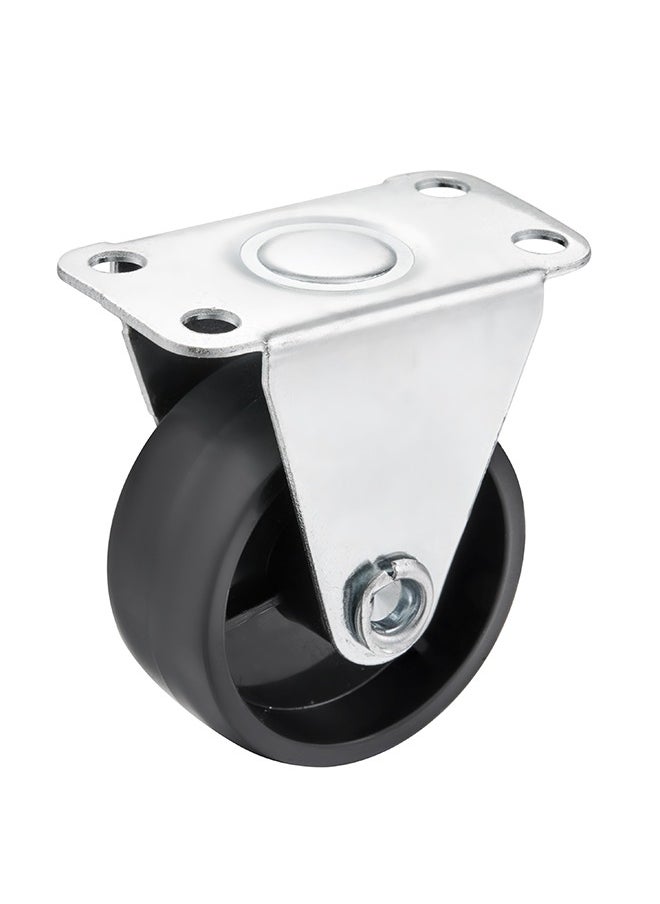 BMB tools PP Caster Wheels -2 Piece Rigid and 2 Piece Swivel 50mm- Plate Ball Bearing Design for Non-Marking Smooth Rolling for Furniture Office Chairs Trolleys Workbenches Equipment and Utility Carts  - Image 5